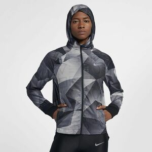 Nike Monochrome Geometric Hooded Jacket